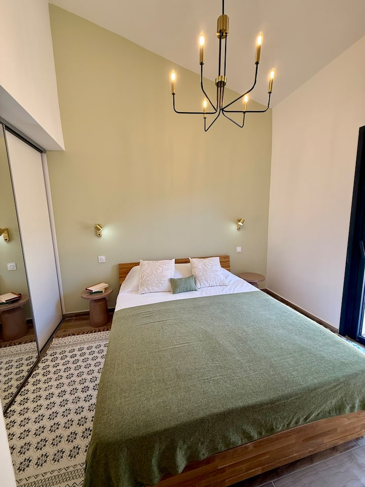 Chambre de luxe de la Villa Folacca